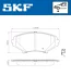 A MAZDA гальмівні колодки передн.RX8 03- SKF VKBP 81085 A (фото 2)