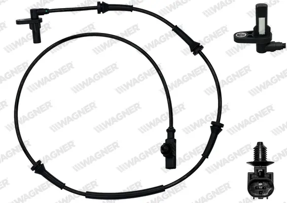 LAND ROVER датчик ABS задн. Range Rover Sport 05-, Discovery 04- WAGNER ABS00897 (фото 1)