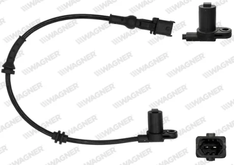 OPEL датчик ABS передн. Combo, Corsa C, Meriva WAGNER ABS00057