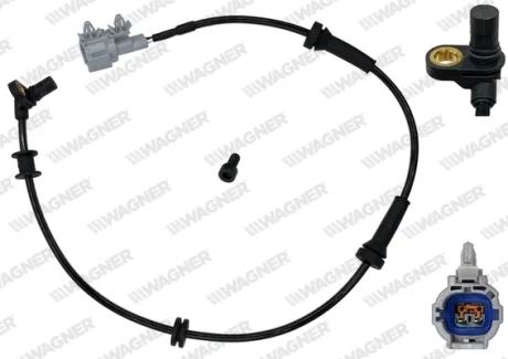 NISSAN датчик ABS передн. Navara 01- WAGNER ABS00773