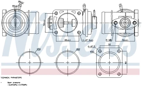 Клапан EGR First Fit NISSENS 98469