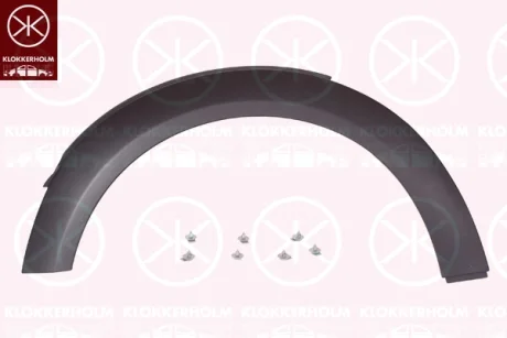 Розширення крила, пластикове, ліва передня KLOKKERHOLM 4001371