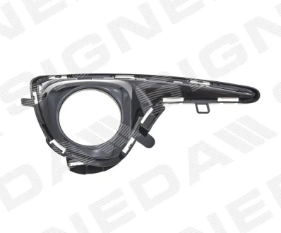 Решітка в бампер на Toyota Yaris H/B (XP150), 17 - 20 Signeda PTY99180CAR