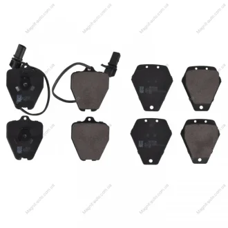 Комплект гальмівних колодок передн, AUDI A6 C4, A6 C5, A8 D2 2.5D-4.2 03.94-01.05 BLUE PRINT ADV184288