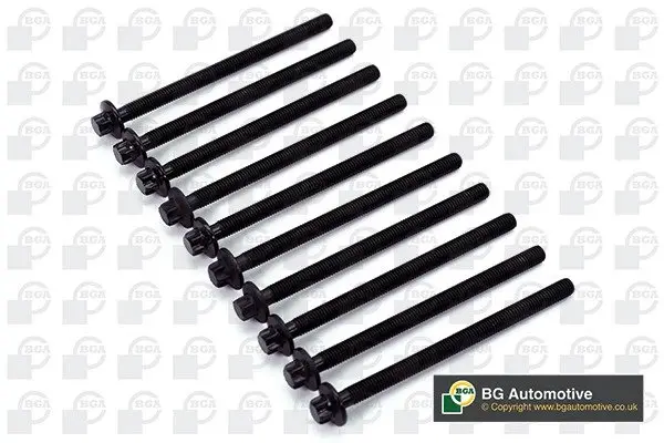 Комплект болтів з головкою системи TORX з чорного металу BGA BK2359 (фото 1)