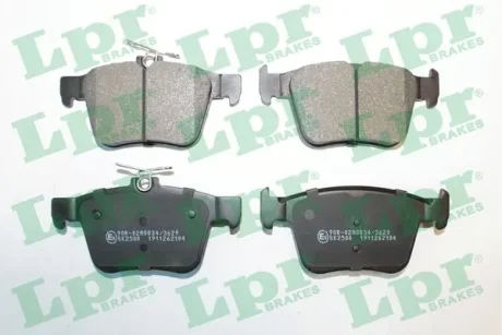 Колодки гальмівні дискові задні Audi A3 (13-20), Q3 (18-)/ Skoda Superb III/ VW Passat B8, Tiguan (16-) LPR 05P2104
