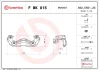 Скоба, супорт гальма передн лів/прав MERCEDES SPRINTER 3,5-T (B907), SPRINTER 3,5-T (B907, B910), SPRINTER 3-T (B907), SPRINTER 3-T (B910, B907) 2.0D/2.2D/3.0D 02.18- BREMBO F BK 015 (фото 2)