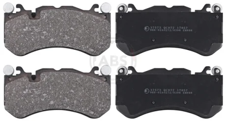Гальмівні колодки перед. MB E-Class (W211/W212)/Audi RS6 (C6/C7) 06- (BREMBO) A.B.S. 37573