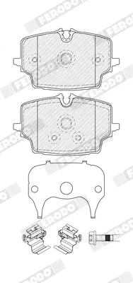Комплект гальмівних колодок передн, BMW 1 (F70), 2 GRAN COUPE (F74), 2 (U06), X1 (U11) MINI (F66, F65), (F67), ACEMAN (J05), COOPER (J01), COUNTRYMAN (U25) 1.5-Electric 11.21- FERODO FDB5543 (фото 1)