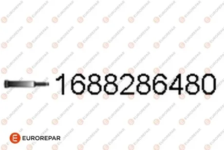 Болт з шестигранною головкою з чорного металу Eurorepar 1688286480