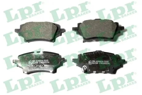 - Гальмівні колодки до дисків LPR 05P2296