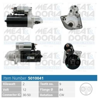 MEATDORIA IVECO Стартер DAILY III 29 L 13 01-06 MEAT&DORIA 5010041
