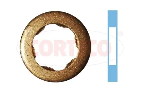 Прокладка корпусу форсунки CORTECO 49430683