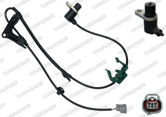 TOYOTA датчик ABS передн. лівий Avensis 98- WAGNER ABS00855 (фото 1)