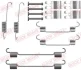Монтажний набір гальмівної колодки NISSAN MICRA V RENAULT CAPTUR I 0.9-1.6 06.13- QUICK BRAKE 105-0076 (фото 1)