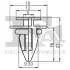 FISCHER BMW Кліпса X1 Van (F48) sDrive 20 i 17-22 Fischer Automotive One (FA1) 10-40015.25 (фото 2)