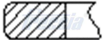 Кільця поршневі, комплект BMW STD 82,00 mm. 1 cyl. FRECCIA FR10-079500