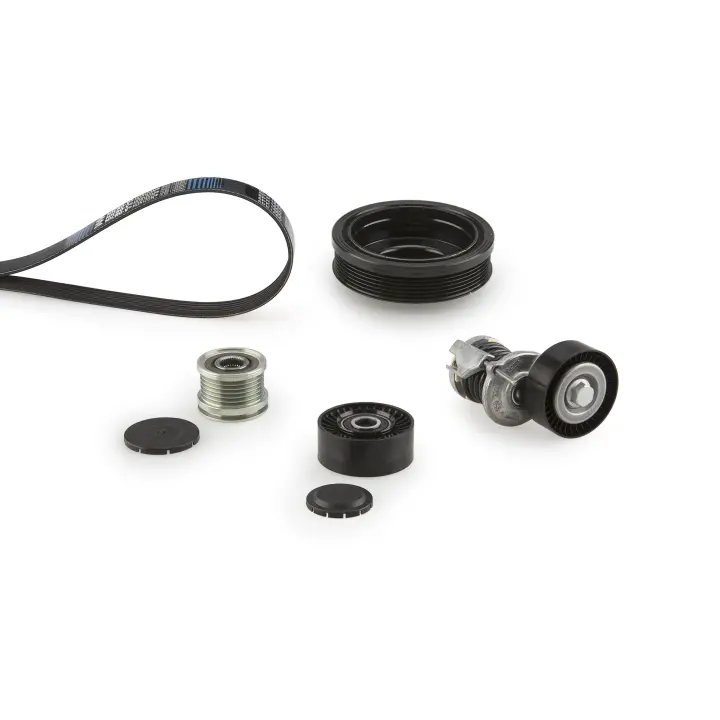 GATES VW К-кт ГРМ (ролик+ролик з натяжним пристроєм+2 шківа+ ремінь) AMAROK (2HA, 2HB, S1B, S6B, S7A, S7B, AGD) 2.0 BiTDI 10- Gates K046PK1078 (фото 1)
