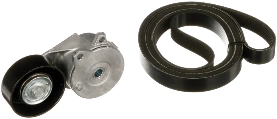 GATES NISSAN К-кт ГРМ (ролик з натяжним пристроєм+ ремінь) JUKE (F15) 1.6 DIG-T 10-19 Gates K056PK1198 (фото 1)