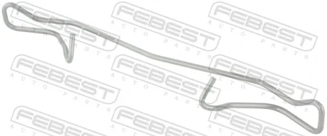 Пружина притискна гальмових колодок FEBEST 0303-001