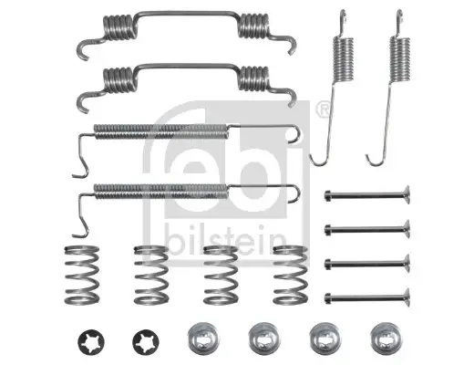 Монтажний набір гальмівної колодки OPEL ASTRA F, CORSA C, TIGRA, VECTRA A 1.0-2.0 09.88-12.12 FEBI BILSTEIN 182187 (фото 1)