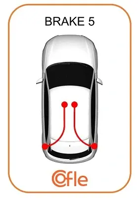 Трос ручного гальма Toyota Auris, Corolla (E15) 07-> правий R COFLE 92.1.TY007 (фото 1)
