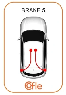 Трос ручного гальма Toyota Auris, Corolla (E15) 07-> правий R COFLE 92.1.TY007