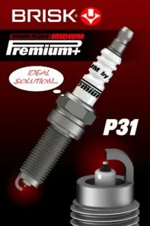 Свічки Brisk PREMIUM P31 (QOR15IR-1) 1шт BRISK 1975
