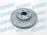 Диск гальмівний пер. Ford Focus II (278mm25mm) (LPR-Samko) SAMKO F1009VR (фото 1)