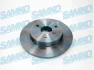 Диск гальмівний пер. Smart Fortwo, Roadster 99-> (d280x9mm) (LPR-Samko) SAMKO M2721P (фото 1)