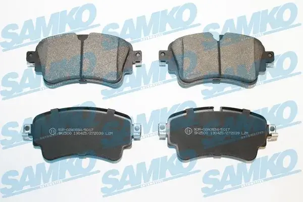 Колод.гальм. зад. Audi A4, A5, A6, Q5, Q7 (15->), VW Touareg (17->) (LPR-Samko) SAMKO 5SP2039 (фото 1)