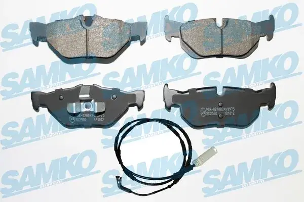 Колодки гальмівні задні BMW 1 (E87), 3 (E90) (LPR-Samko) SAMKO 5SP1876A (фото 1)