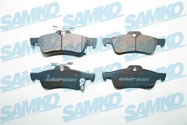 Колодки гальмівні задні Honda Civic IX 12-> (LPR-Samko) SAMKO 5SP2076 (фото 1)