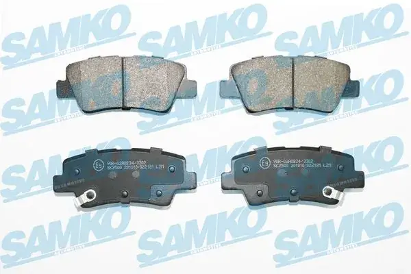 Колод. гальмівні зад. Kia Sportage/Ceed/Rio/Optima/Hyundai Accent/i10/i20/i30/i40 (LPR-Samko) SAMKO 5SP2181 (фото 1)