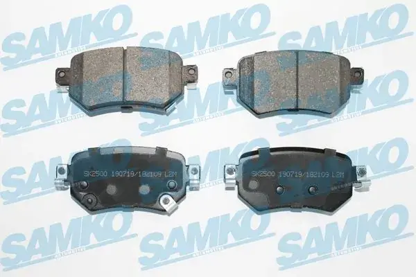 Колодки гальмівні задні Mazda 6 2.0/2.5 12-> (Akebono) (LPR-Samko) SAMKO 5SP2109 (фото 1)