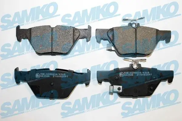 Колодки гальмівні задні Subaru Legacy 07-, Impreza 16->, Outback 14-, Forester 12-> (LPR-Samko) SAMKO 5SP2097 (фото 1)