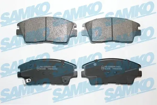 Колодки гальмівні передні Kia Soul, Hyundai IX35/55 (LPR-Samko) SAMKO 5SP2052 (фото 1)