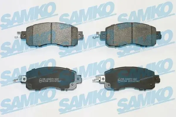 Колодки пер. Nissan Leaf (ZE0) 10->, Nissan Teana (J32) 08-> (LPR-Samko) SAMKO 5SP1867 (фото 1)