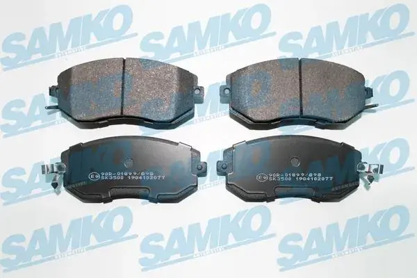 Колодки гальмівні передні Subaru Forester, Impreza, Legacy 98-> (LPR-Samko) SAMKO 5SP2077 (фото 1)