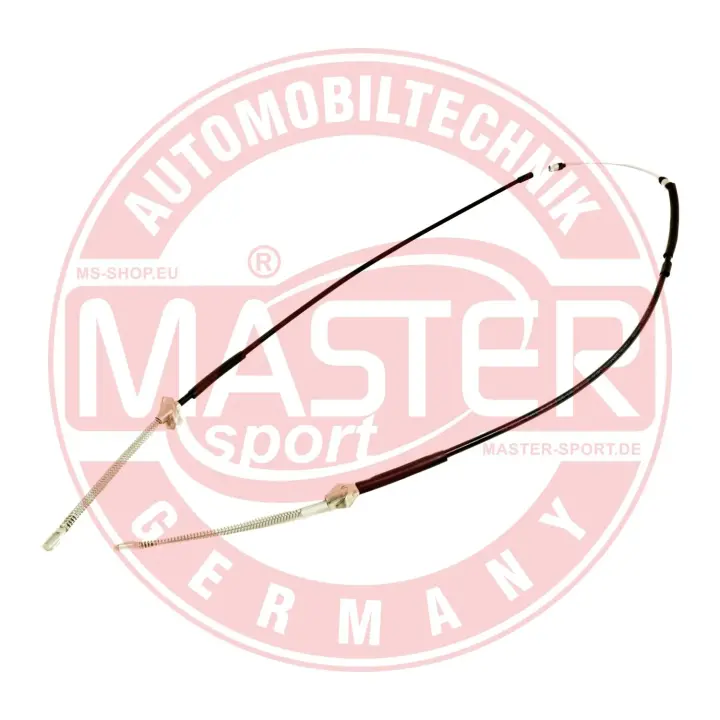 Трос ручного гальма ВАЗ-2101 довгий (Master-Sport) MSG 24372724022PR-PCS-MS (фото 1)