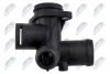Фланець системи охолодження Audi A4, A6 2.0 TFSI (04-11) NTY CTM-VW-075 (фото 4)