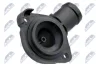 Фланець системи охолодження Skoda Octavia, Fabia, VW Golf, Caddy 1.4 97-> NTY CTM-VW-028 (фото 2)