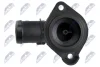 Фланець системи охолодження Skoda Octavia, Fabia, VW Golf, Caddy 1.4 97-> NTY CTM-VW-028 (фото 4)