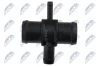 Фланець системи охолодження VW Caddy III 04->, Touran 06-> NTY CTM-VW-073 (фото 4)